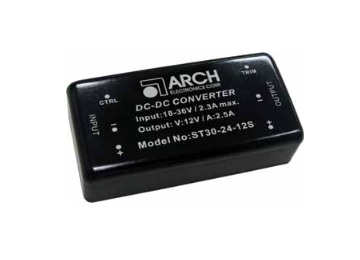 Преобразователь DC/DC ST30-24-12S 50,8x25,4x11mm Arch Electronics (P/N ST30-24-12S)