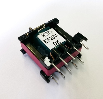 Трансформатор KST-EF25V-DK Горизонтальный EF25 10 контактов Kodotrans (P/N KST-EF25V-DK)