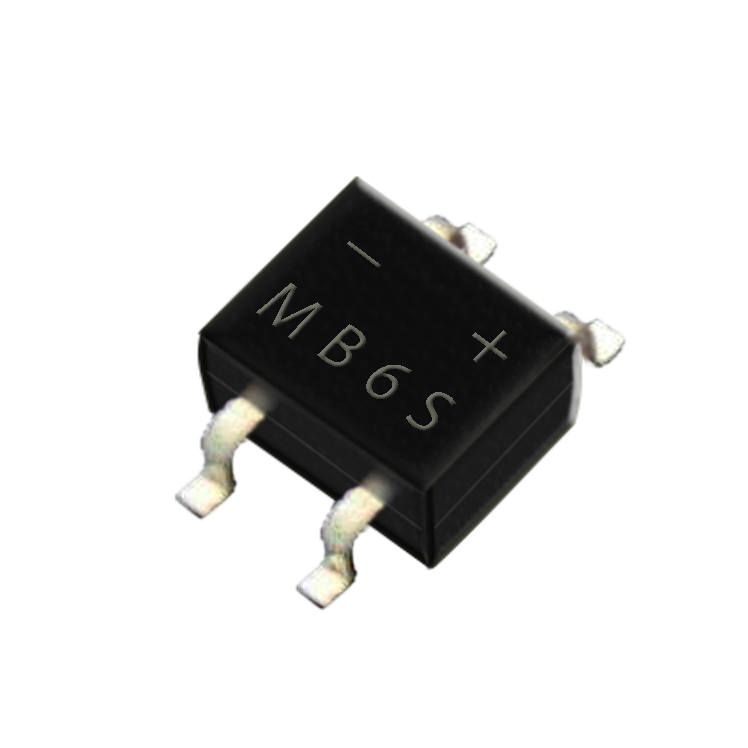 Диодный мост MB10S MBS 0,8A 1000V TRR Electronics (P/N MB10S)