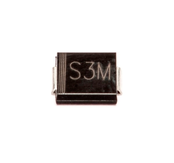 Диод выпрямительный S3M SMC 3A 1000V - Olitech Electronics (P/N S3M)