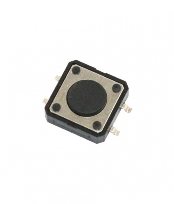 Кнопка тактовая SMD CQD012-4.3-A ammo 12x12mm H-4,3mm Wenzhou Chengqi (P/N CQD012-4.3-A)