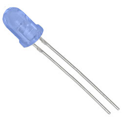 Светодиод выводной FYL-5013UBC Синий 5500мКд 470нм 5mm 7,6mm Foryard (P/N FYL-5013UBC)