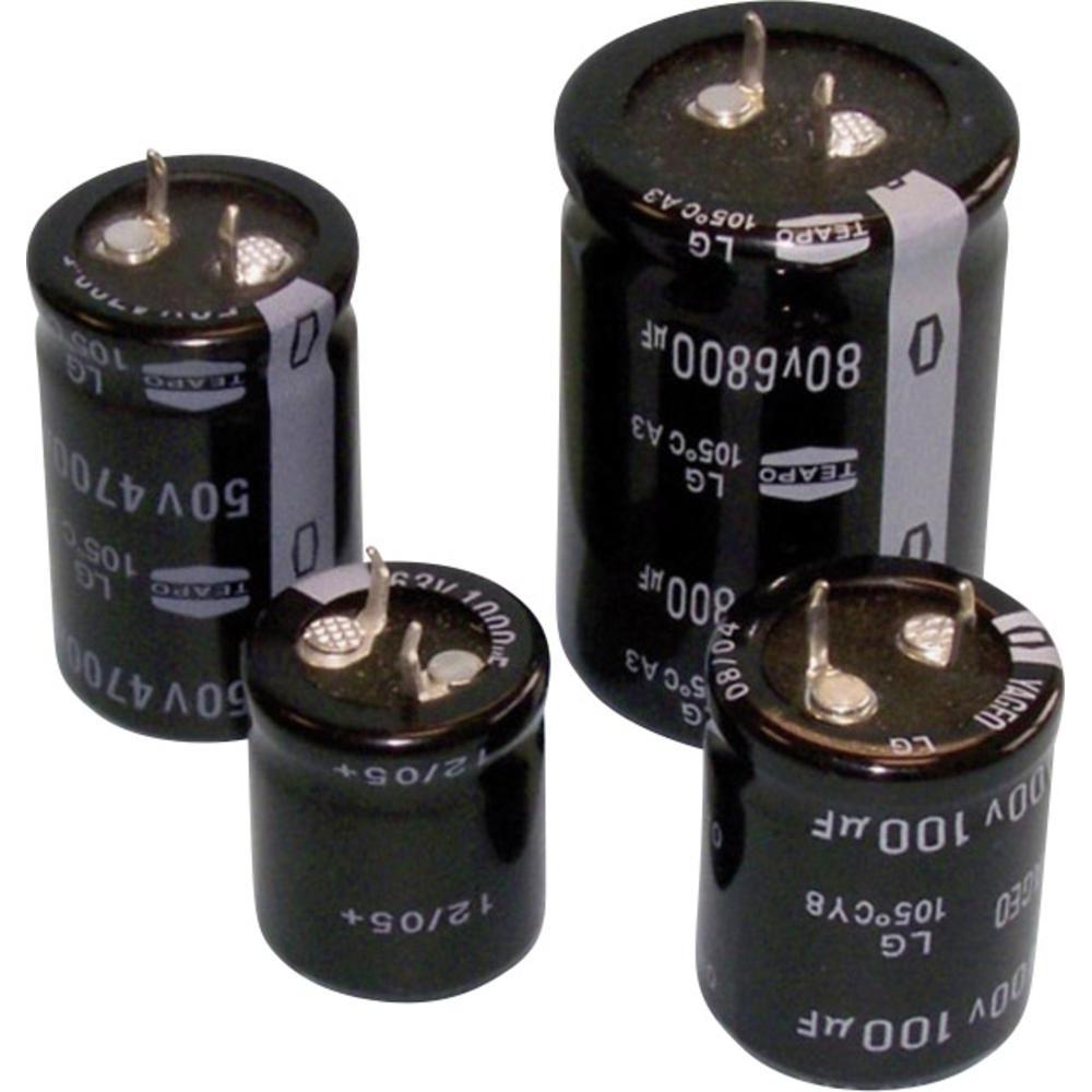 Конденсатор Электролитический 105* 220 uf 450 v 30х40mm серия LQ(SNAP-IN,5000h.) Teapo Electronics (P/N ZLQ227M450S1G5S40K)