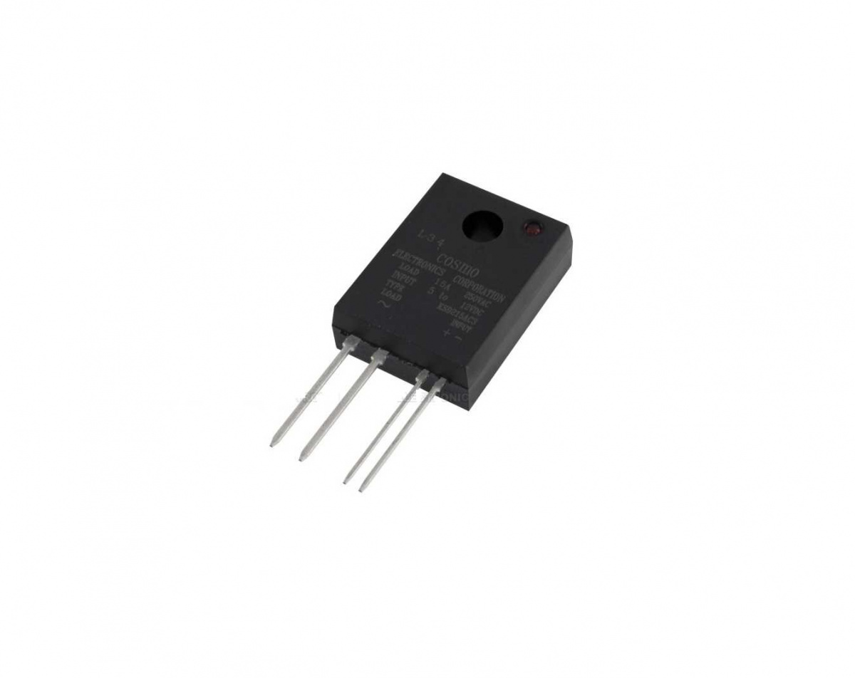 Реле твердотельное KSD203AC3 5-12VDC 250VAC 3A 24x32x10,5mm Cosmo (P/N KSD203AC3)