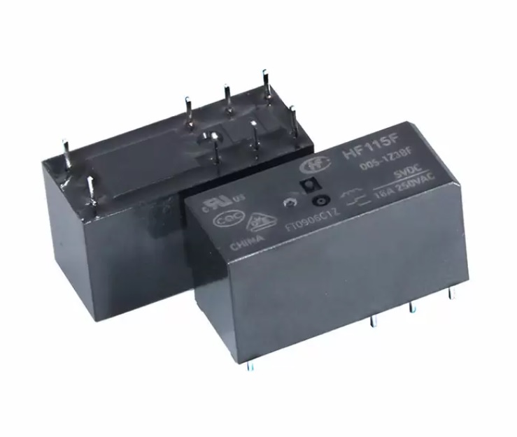 Реле электромеханическое силовое HF115F-005-1Z3 5VDC 300/440VAC 16A 29x15,7x12,7mm Hongfa (P/N HF115F-005-1Z3)
