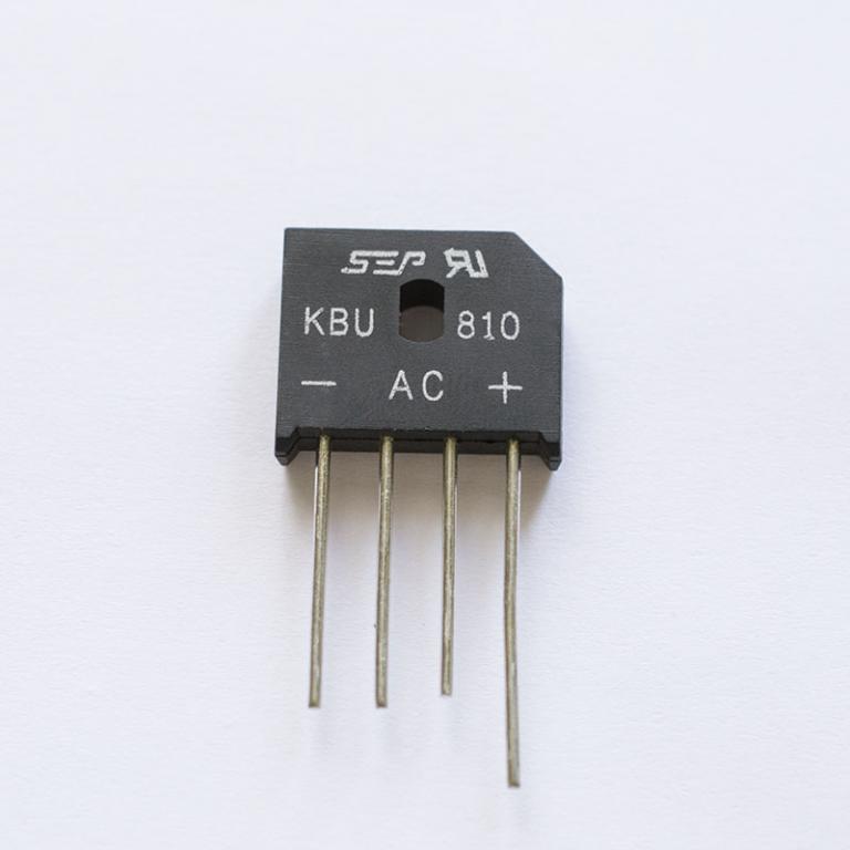 Диодный мост KBU810 KBU 8A 1000V TRR Electronics (P/N KBU810)