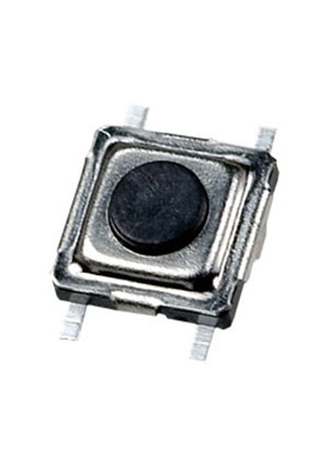 Кнопка тактовая SMD IT-1147 reel 4,5x4,5mm H-1,5mm Switronic (P/N IT-1147-160G-G)