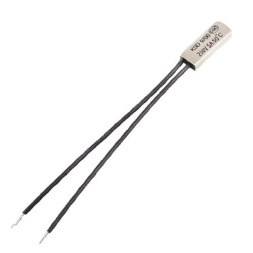 Термопредохранитель KSD-9700 5A 250V 80* HOLYFUSE (P/N KSD-9700 5A 250V 85*)