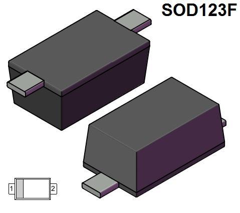 Чип-стабилитрон MMSZ5245BF SOD-123F 15V 0,5W 5% LITE-ON (P/N MMSZ5245BF)