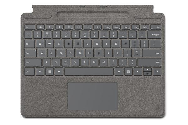 Клавиатура Microsoft Surface Pro Signature Keyboard Alcantara Platinum RUS (P/N )
