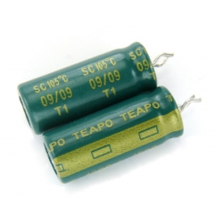 Конденсатор Электролитический 105* 220 uf 160 v 16x32mm серия SP(10000h.) Teapo Electronics (P/N KSP227M160S1A5M32K)