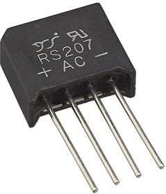Диодный мост RS207(KBP210) KBP 2A 1000V TRR Electronics (P/N KBP210)