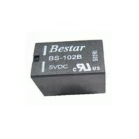 Реле электромеханическое силовое BS-102B-5VDC 5VDC 120VAC 3A 15,5x10,5x10,9mm Bestar (P/N BS-102B-5VDC)