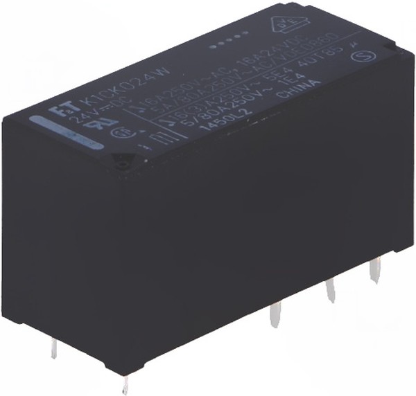 Реле электромеханическое силовое FTR-K1CK024W 24VDC 250VAC 16A 29.3x13x16mm HZCN (P/N FTR-K1CK024W)