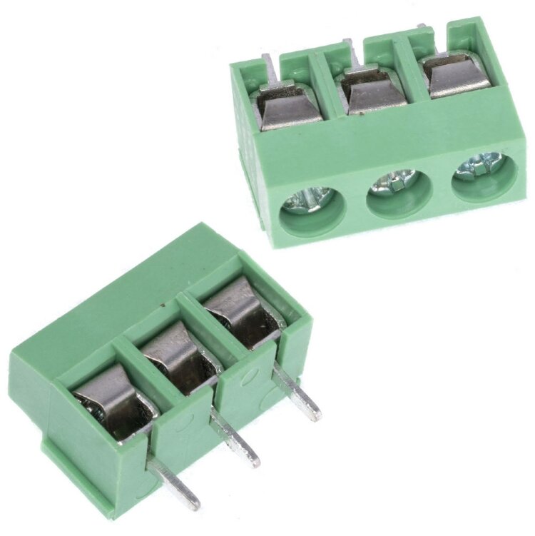 Клеммник нажимной DG301-5.0-03P-12-00A(H)  3 контактов шаг 5mm Degson (P/N DG301-5.0-03P-12-00A(H))