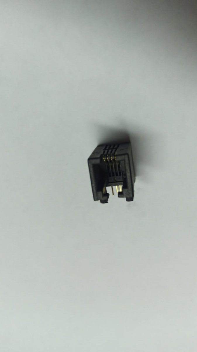 Розетка на кабель TJ2-4P4C 4 контактов шаг 2,54mm Stewart Connector (P/N TJ2-4P4C)