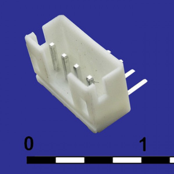 Коннектор на плату WB-04 (MW-4M) 4 контакта шаг 2,0mm China