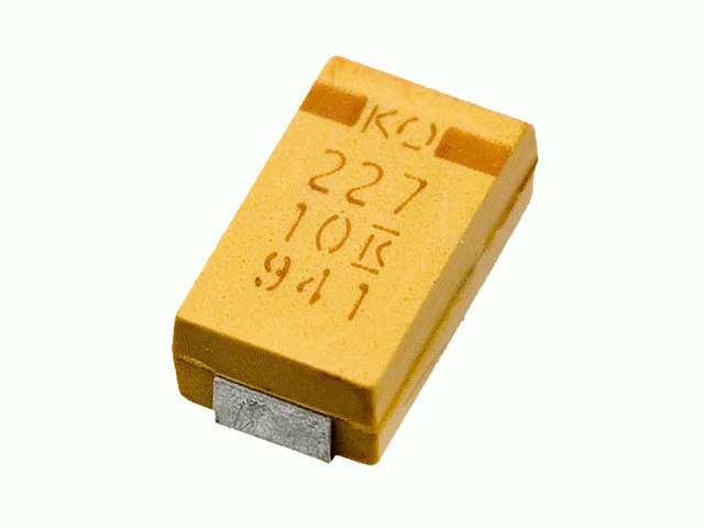 Танталовый чип-конденсатор Размер D 100 uf 16 v 10% JB Capacitors (P/N JTB01C101KDR)