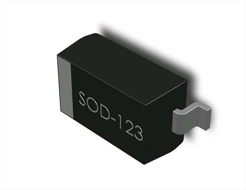Диод выпрямительный 1N4148W SOD-123 0,15A 75V 4ns Hottech Semiconductor (P/N 1N4148W)