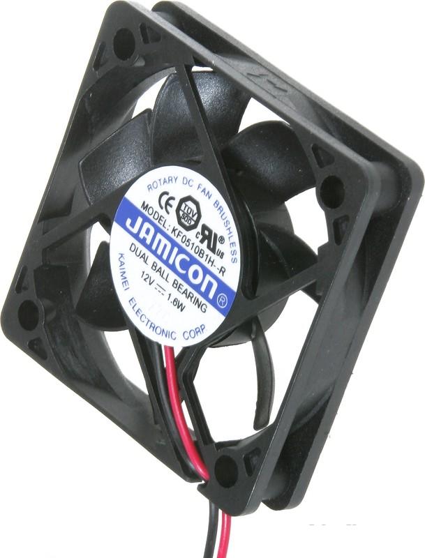 Вентилятор DC Качения KF0510B1H-R 12V 50x50x10mm Jamicon (P/N KF0510B1H-R)