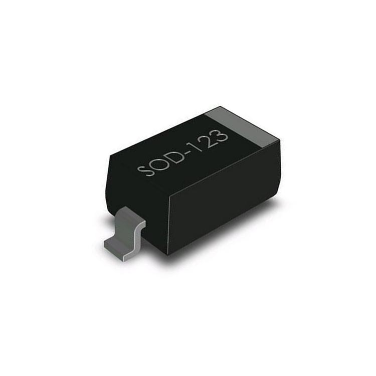 Чип-стабилитрон BZT52C43 SOD-123 43V 0,5W 5% Olitech Electronics (P/N BZT52C43)