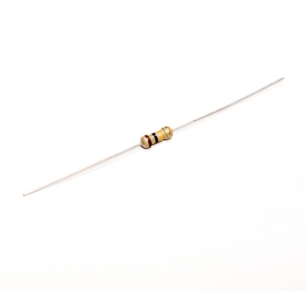 Резистор углеродистый CF-25 0,25 Вт 10 кОм 5% Olitech Electronics (P/N CF1/4WJ103B)