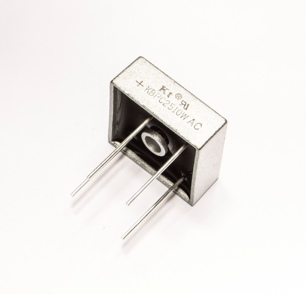 Диодный мост KBPC2510W KBPC-W 25A 1000V SEP (P/N KBPC2510W)