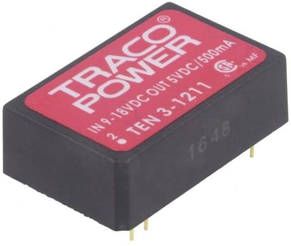 Преобразователь DC/DC TEN3-1211 32x20,3x10,2mm Traco Power (P/N TEN3-1211)